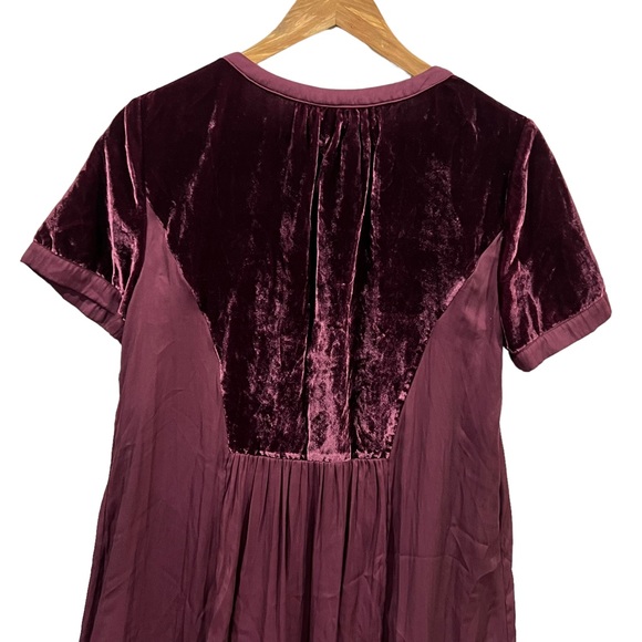 Anthropologie Maeve Ingrid Velvet Swing Dress - Picture 7 of 8